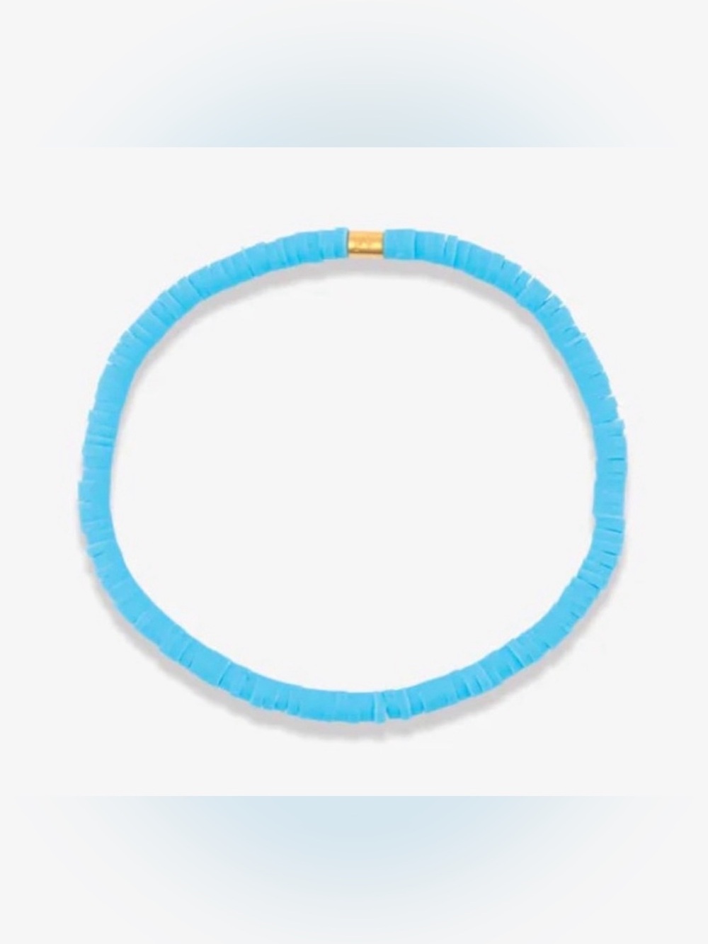 PURA VIDA Sky Blue Cabrillo Vinyl Disc Stretch Bracelet